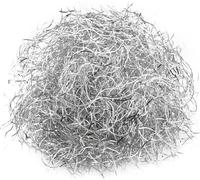 Cheveux d'ange - bouclés Lametta environ 15 grammes - pour Noël & Avent comme décoration (argent)