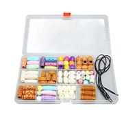 Cheveux dreadlocks bijoux colorés éléments rétro beaux motifs bricolage coiffure tressage anneaux pour les fêtes mariages