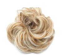 Cheveux élastiques synthétiques Chouchou Bouclés Chignons Corde de Cheveux Chignon Bouclé Clip dans les Extensions de Queue de Cheval de Cheveux-27H613-mince-Chine