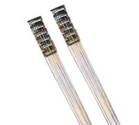 Cheveux Fée | Douze Barrettes à Effet Lumineux | 50 Cm Résistantes à la Chaleur Extensions Lumineuses,Pour Femmes Adolescents Tresses Costume Fête De Noël