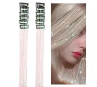 Cheveux Fée Douze Barrettes à Effet Lumineux | Kit de Cinquante Centimètres Résistantes à la Chaleur pour Femmes Amies Déguisement Fêtes de Noël