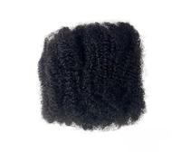 Cheveux humains crépus afro de 20 cm (8 pouces), 50 g/paquet, for mini twists, tresses, micro-locs Wear and Go(1B#)