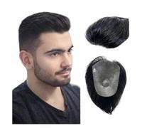 Cheveux humains peignés en arrière naturels pour hommes