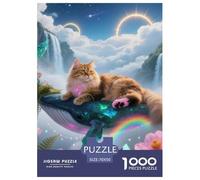Cheveux Longs Britanniques 1000 Pièces Puzzles DIY Divertissement Puzzles Classiques Chat Mignon Puzzle De Qualité Supérieure pour Adultes Et Enfants À Partir De 14 Ans70x50cm/1000pcs
