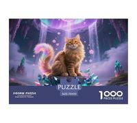 Cheveux Longs Britanniques Puzzle 1000 Pièces Art Collection Chat Mignon Puzzle De Qualité Supérieure Adultes Et Enfants Dès 14 Ans70x50cm/1000pcs
