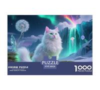 Cheveux Longs Britanniques Puzzle De 1000 Pièces pour Adultes Détente & Relaxation Chat Mignon Puzzle De Qualité Supérieure pour Enfants À Partir De 14 Ans38x26cm/1000pcs
