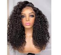 Cheveux Naturel Perruque en dentelle bonnet de perruque femme perruques européennes et américaines en faux couvre-chef en soie à haute température de petit volume Synthetique