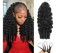 Cheveux naturels bouclés birmanis pour femmes 50g Miracle Konts cheveux naturels crochetés 16 pouces mèches crochetées pré-séparées Détails techniques et caractéristiques du produitPlongez dans l'univ