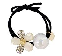 Cheveux Ties Cordes Élastiques 5pcs Version Coréenne De L'anneau De Cheveux Des Femmes De Corde De Cheveux De Double-brin Attaché La Tête De Boule Cordes pour Femmes Filles