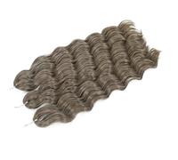 Cheveux tressés ondulés de vague d'océan profond, cheveux synthétiques bouclés de Crochet, 24 pouces 3 paquets d'extensions de tresses de boucles de Boho(M816A)