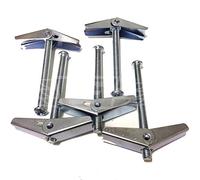 Cheville à bascule à ressort M3 x 50 mm - Avec vis pour plâtre creux