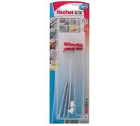 fischer - Cheville à bascule en nylon DuoTec 10 avec vis/Blister de 2