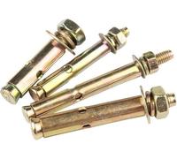 Cheville à expansion, Acier au carbone galvanisé de vis d'ancrage bouclier d'expansion mur en béton cale M6-M18