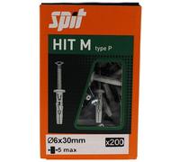 Spit Cheville à frapper Hit M 30 mm Ø 6 mm Boîte de 200 pièces