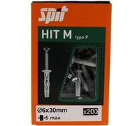 Cheville à frapper - 30 mm - Ø 6 mm - Hit M - Boîte de 200 pièces - Spit