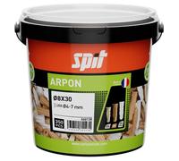 Spit Cheville Arpon multi-matériaux – Ø 8 x 32 – Seau de 350 – 060128