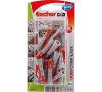 Cheville bi-matière Duopower Fischer - Diamètre 8 mm - Vendu par 18