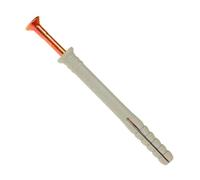 Cheville clou avec tire-fond 6 x 60 mm en boîte de 100 pièces. Conçu pour : fixations en bois et murs.