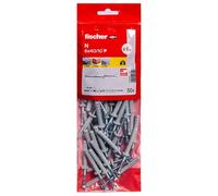 Sachet de 50 chevilles à frapper FISCHER N-F avec clou en acier électrozingué