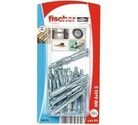 Fischer Chevilles métalliques pour corps creux HM 4x45 S K NV, 10 pièces avec vis métrique