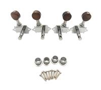 Cheville d'accordage pour ukulélé 2L 2R de style classique Boutons ouverts avec vis de montage Tête de machine Idéal pour remplacer les chevilles anciennes ou sales