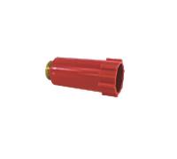 Cheville de construction AquaCraft 1001000100 rouge avec filetage en laiton, 2000 la norme DIN 1988-2