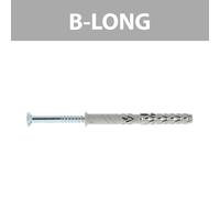 Spit Chevilles B-Long Xtrem tête fraisée Ø8 x 100 mm épaisseur pièce fixe 50 mm - Boîte de 50
