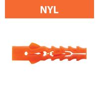 Cheville de fixation légère NYL SANS COLLERETTE SPIT
