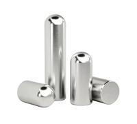 Cheville de positionnement cylindrique à tête ronde solide en acier inoxydable 304 M0,8 M1 M1,2 M1,5 M1,8 M2 M2,3 M2,5 M2,8 M3 M3,5 M4 M5 M6(M6 (10pcs),18mm)