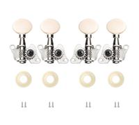 Cheville De Réglage Pour Ukulélé De Classique Accordeurs 2L + 2R Têtes De Machine Ouvertes Boutons Pour Ukulélé Pièces De Guitare À 4 Cordes Accordeurs De Tête De Machine Durables Faciles