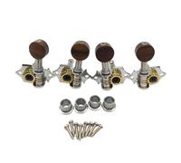 Cheville de réglage pour ukulélé de styles classiques, accordeurs 2L 2R, têtes de machine ouvertes, boutons pour pièces de guitare à 4 cordes, cheville de réglage pour guitare à cordes