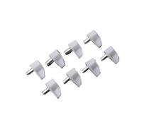 Cheville de support d'étagère en plastique transpa Chevilles de support d'étagère d'armoire en plastique multicolores 50/100 pcs(White 100pcs)