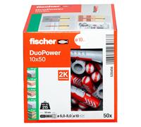 Cheville Duopower 10x50 /boite de 50 - FISCHER - 535456