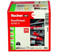 Fischer Befestigungssysteme Cheville DUOPOWER 8x40 S LD