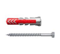 fischer - Cheville bi-matière et multi-matériaux DUOPOWER 14x70 avec vis/Boîte de 8