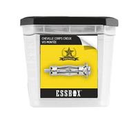 Scell-it Cheville ESSBOX Spyder Plus corps creux Ø6 mm x 75 mm Boîte de 25
