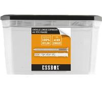 Scell-it Cheville ESSBOX nylon Ø8 mm x 120 mm Boîte de 50 Idéale pour charges lourdes EX-91013408120