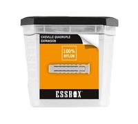 100 chevilles quadruple expansion 100% nylon - Ø8x40mm - SCELL-IT - EX-91011408