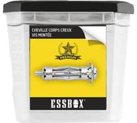 Cheville ESSBOX SCELL-IT corps creux - Spyder plus - Ø4 mm x 47 mm - Boite de 100 - EX-91108104047