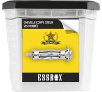 Cheville ESSBOX SCELL-IT corps creux - Spyder plus - Ø4 mm x 47 mm - Boite de 100 - EX-91108104047