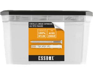 Cheville ESSBOX SCELL-IT nylon - Ø10 mm x 120 mm - Boite de 40 - EX-91013410120