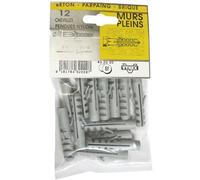 Cheville fendue nylon - VYNEX - 8x40 mm - Sachet de 20 chevilles
