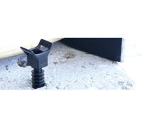 CHEVILLE FILETÉE POUR EMBASE MM 10X38,8 NOIR SACHET 100 PCS