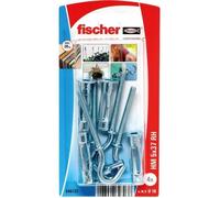 Cheville - FISCHER - Blister de 4 - Corps creux - Crochet hm5x37