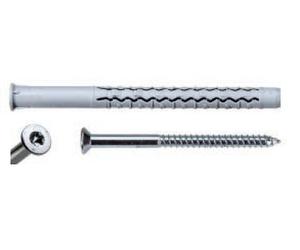 Cheville longue nylon universelle GX-L G&B + Vis zing tête fraisée Torx - 970