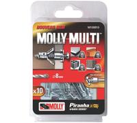 Cheville métal à expension - Multi - D : 4 mm - l : 37 mm- avec vis agglo