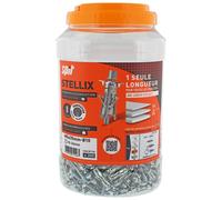 Cheville métallique à vis Stellix - Patte à vis - 5 x 35 / 15 M7 + Vis Seau de 300 - SPIT - 060142