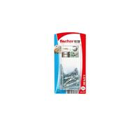 Cheville métallique "HM"-S avec vis Fischer - 10 chevilles + 10 vis - Vis longueur 32 - 40 mm - Diamètre 4 mm