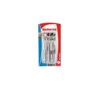 Cheville métallique "HM"-S avec vis Fischer - 4 chevilles + 4 vis - Vis longueur 65 - 75 mm - Diamètre 5 mm