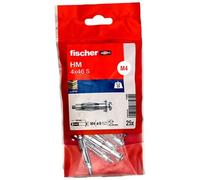 Sachet de 25 chevilles FISCHER pour corps creux HM-S avec vis métrique Ø / Longueur au choix